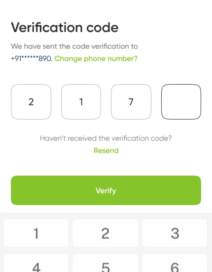 Grocery – OTP Verification