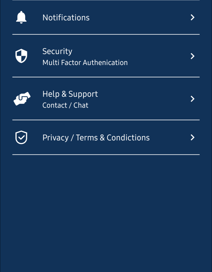 Verity – Settings Tab