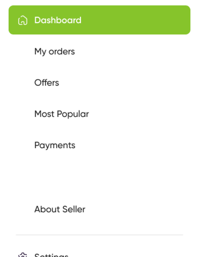 Grocery – Side nav